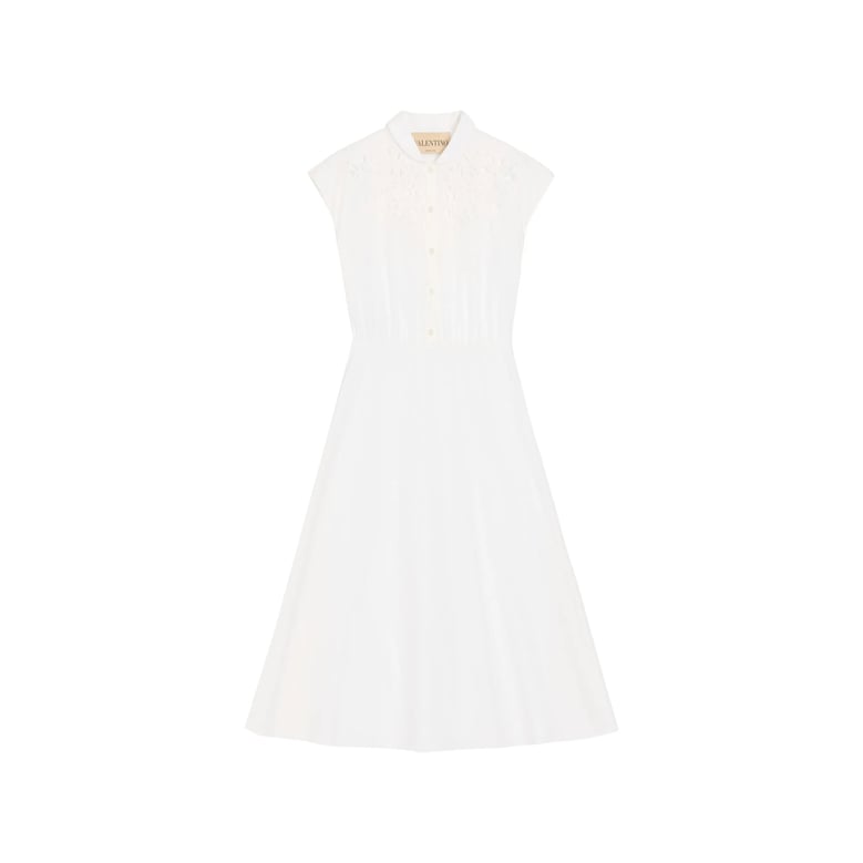 midi dress white by Selfnex
