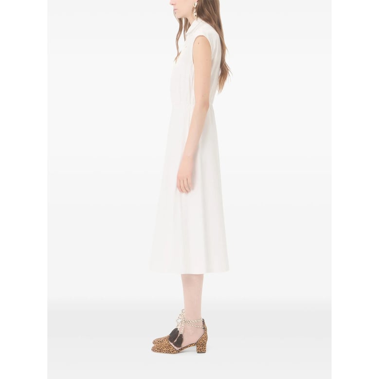 midi dress white by Selfnex