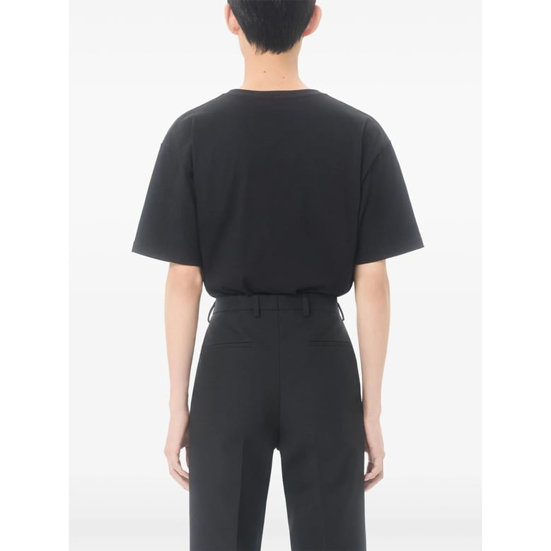 t-shirt black cotton by Selfnex