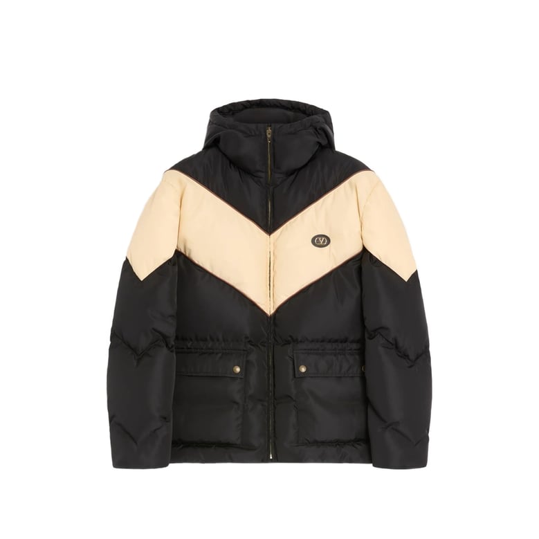 hooded jacket black/neutrals by Selfnex