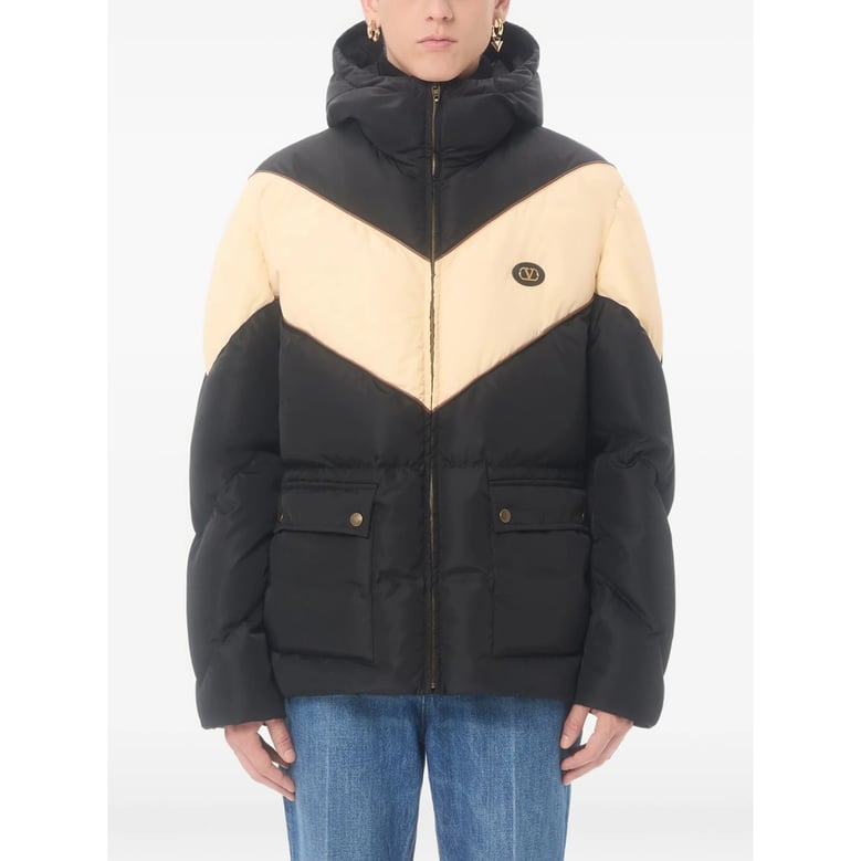 hooded jacket black/neutrals by Selfnex