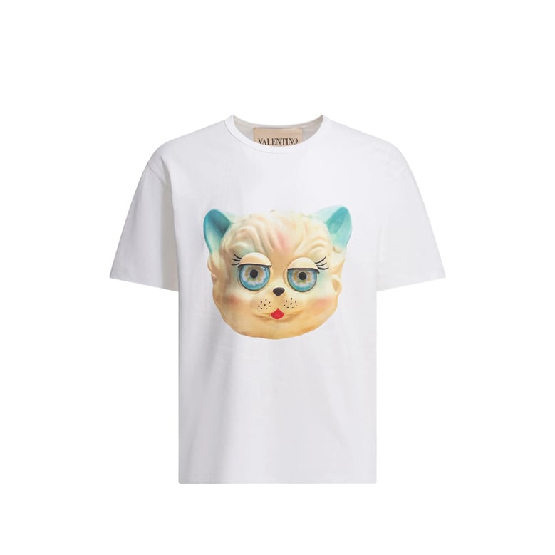 t-shirt valentino white by Selfnex