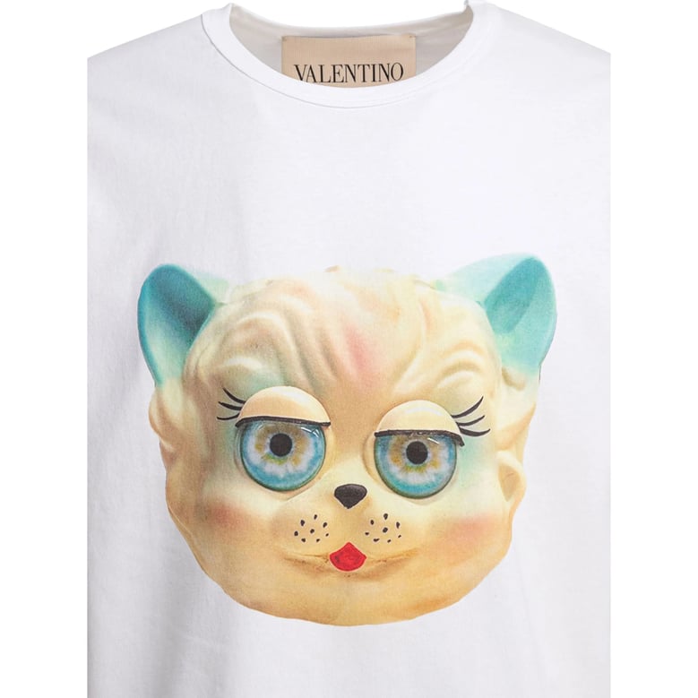 t-shirt valentino white by Selfnex