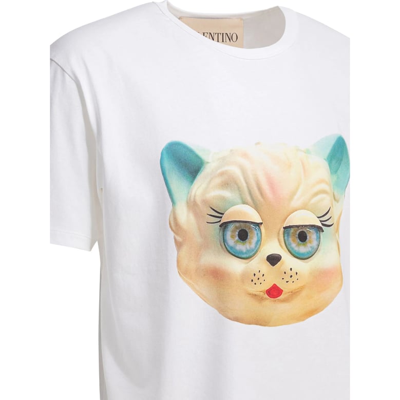 t-shirt valentino white by Selfnex