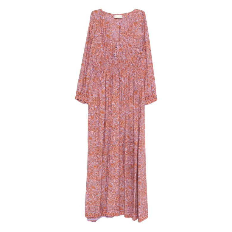 long sleeve floral print dress by Selfnex