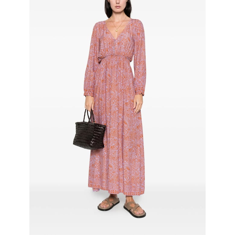long sleeve floral print dress by Selfnex