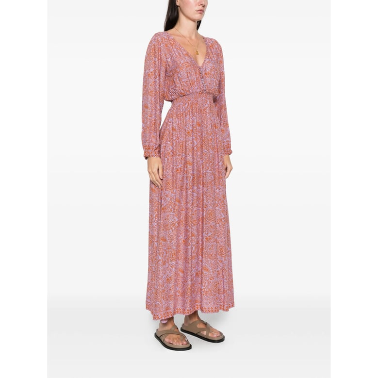 long sleeve floral print dress by Selfnex