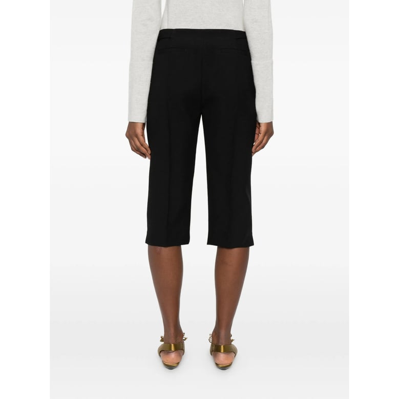 cropped wool trousers by Selfnex