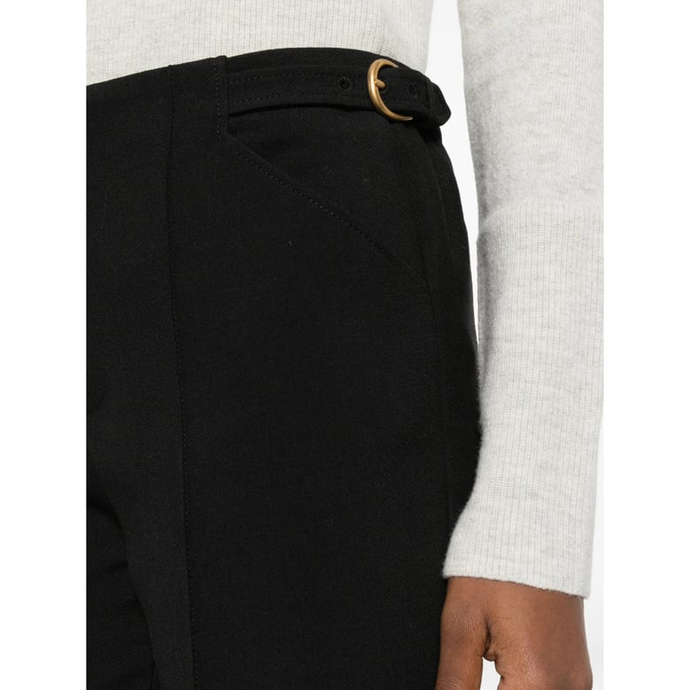 cropped wool trousers by Selfnex