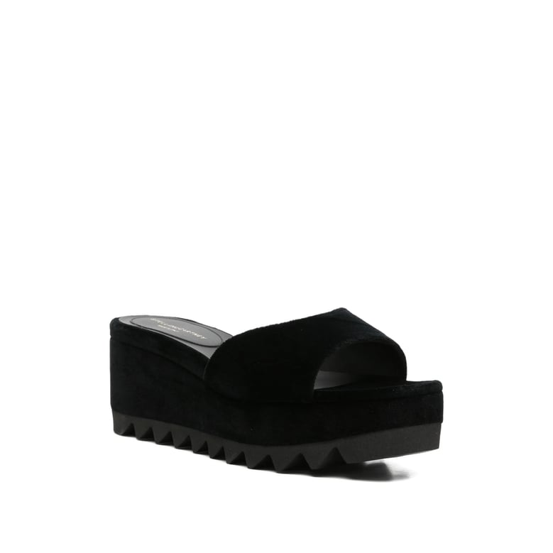 platform sole open toe shoes by Selfnex