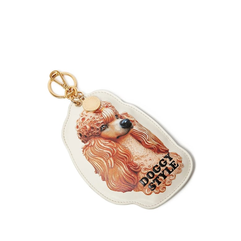 keyring with poodle graphic by Selfnex