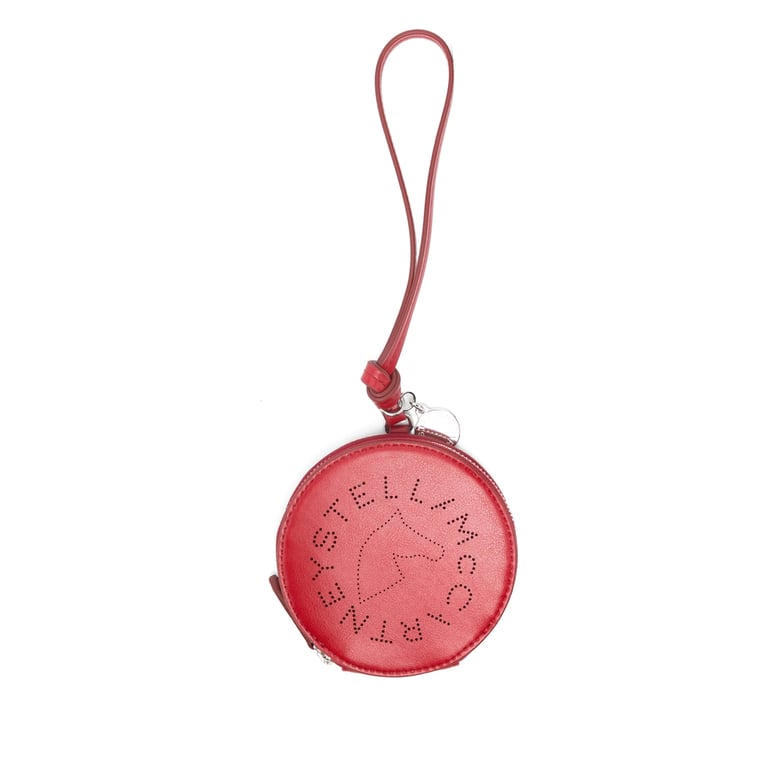 red perforated logo keyring by Selfnex
