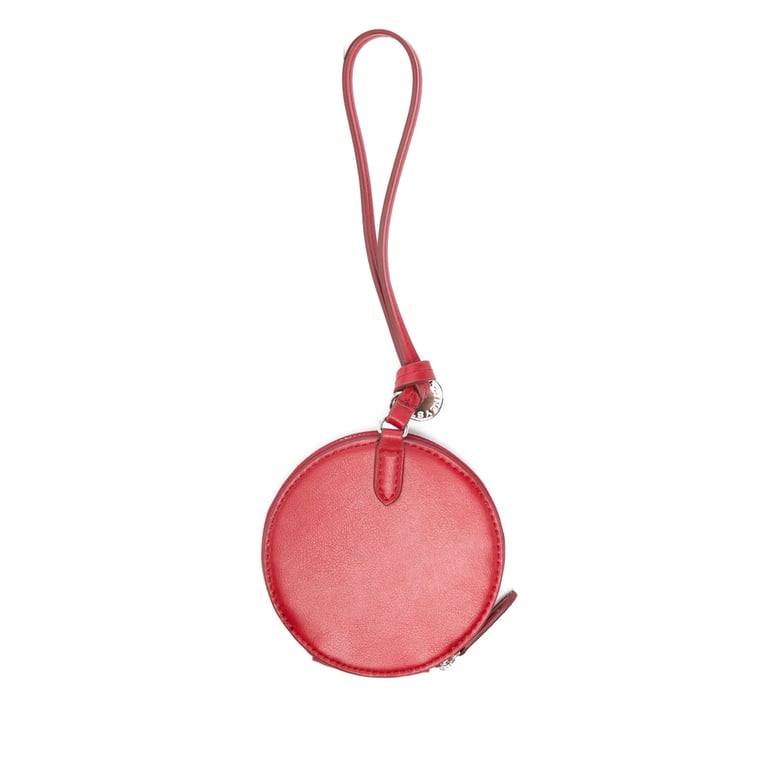 red perforated logo keyring by Selfnex