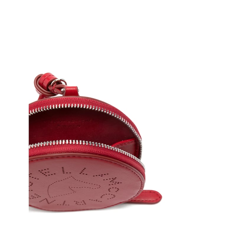 red perforated logo keyring by Selfnex