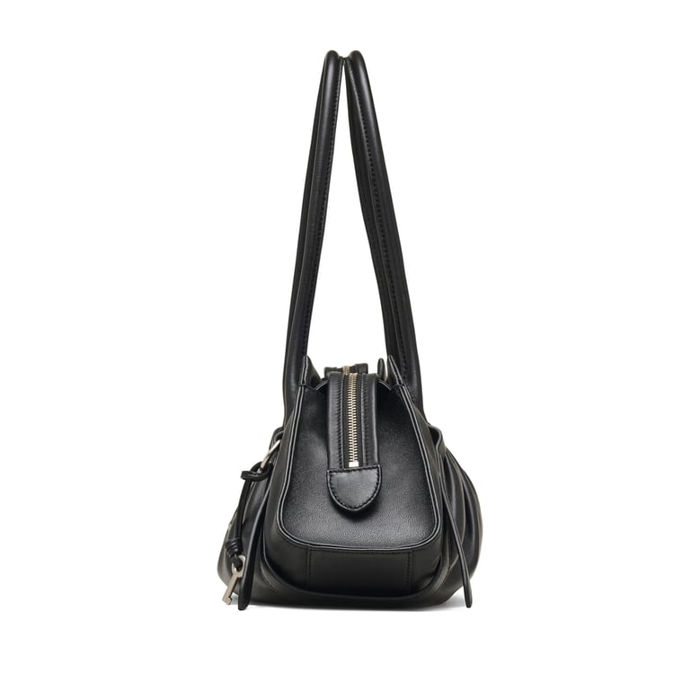 satchel bag nappa leather black by Selfnex