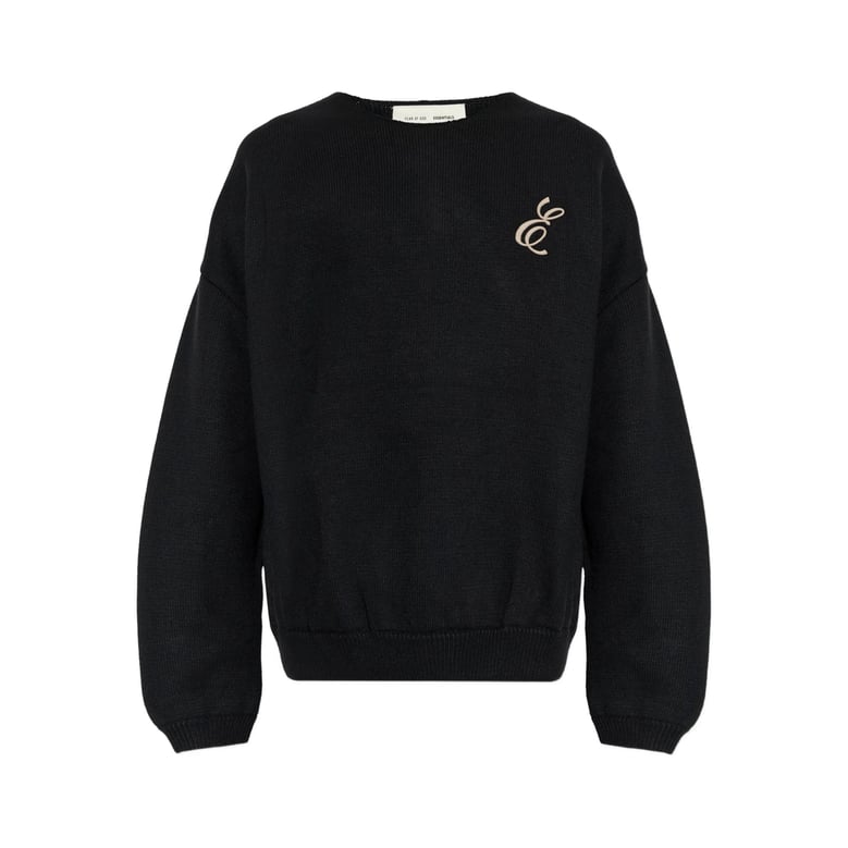 sweater fear of god essentials black by Selfnex