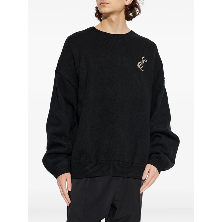 sweater fear of god essentials black by Selfnex