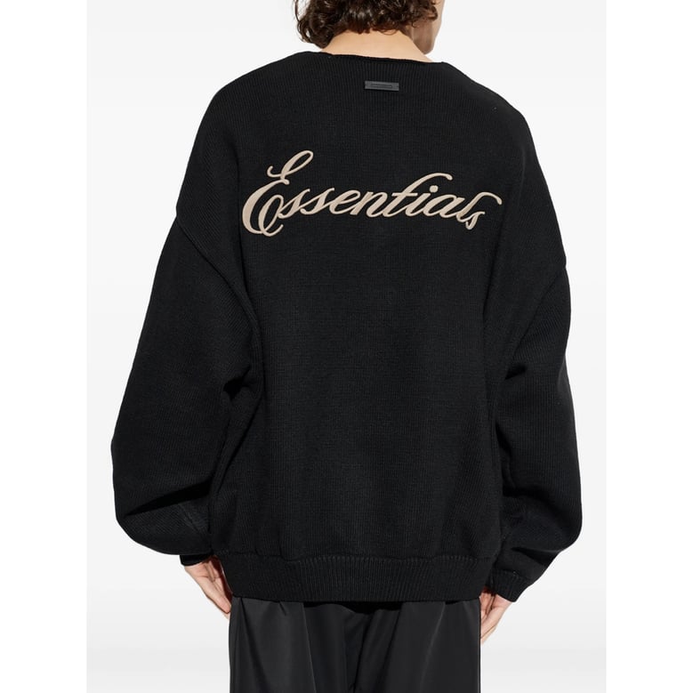 sweater fear of god essentials black by Selfnex