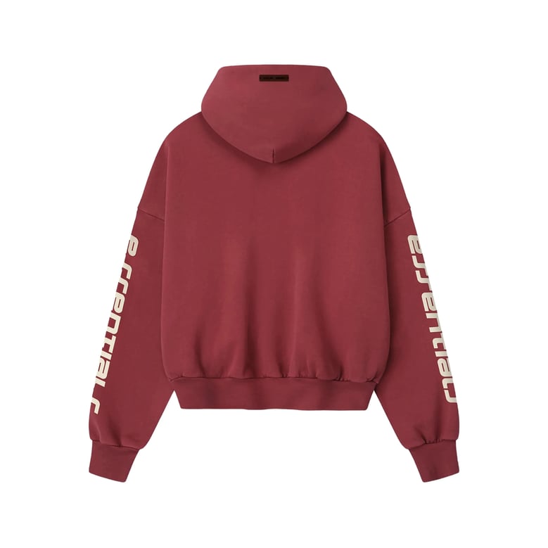 hooded sweatshirt crimson red by Selfnex