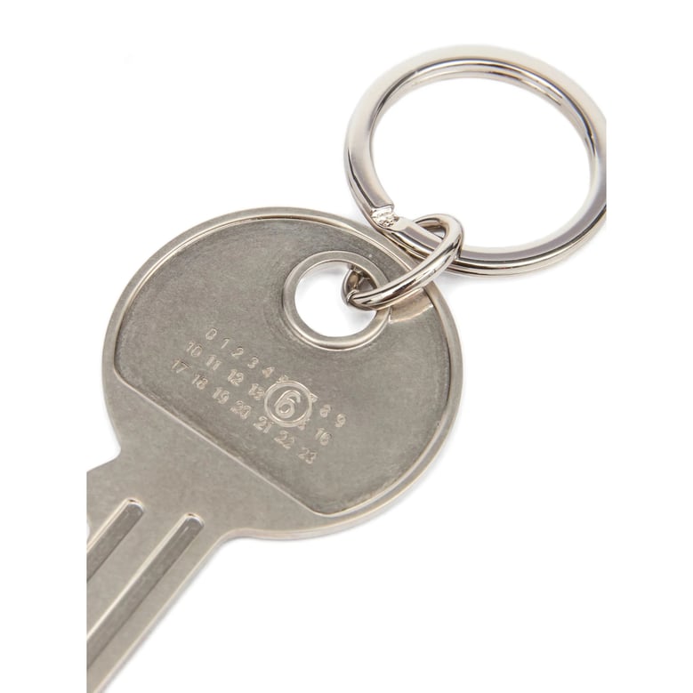 keyring with silver key shape detail by Selfnex