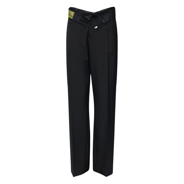 tailored trousers straight leg black by Selfnex