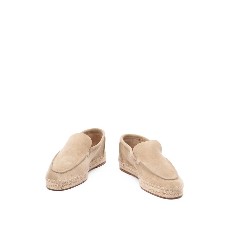 leather espadrilles, neutrals by Selfnex