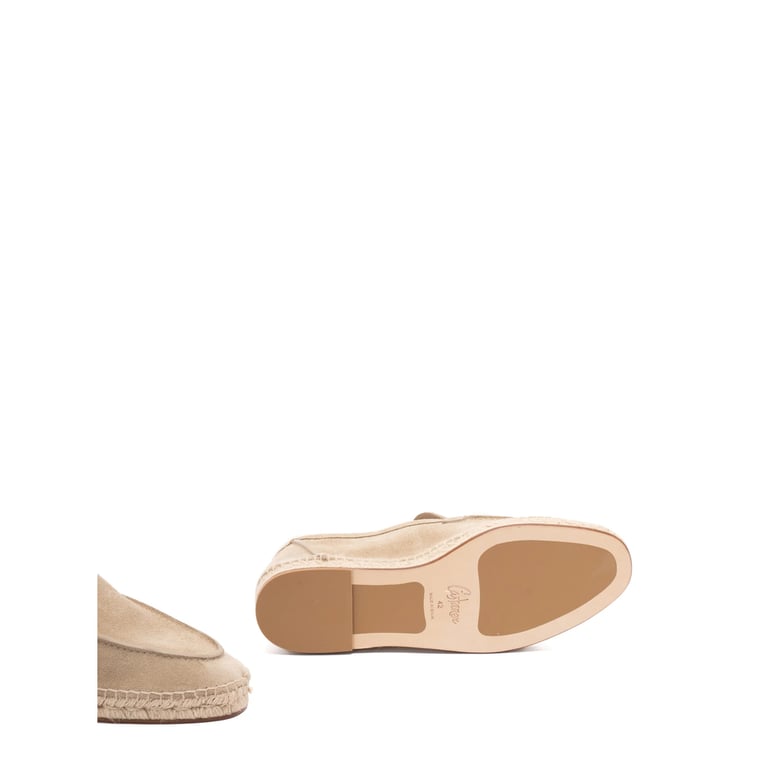 leather espadrilles, neutrals by Selfnex