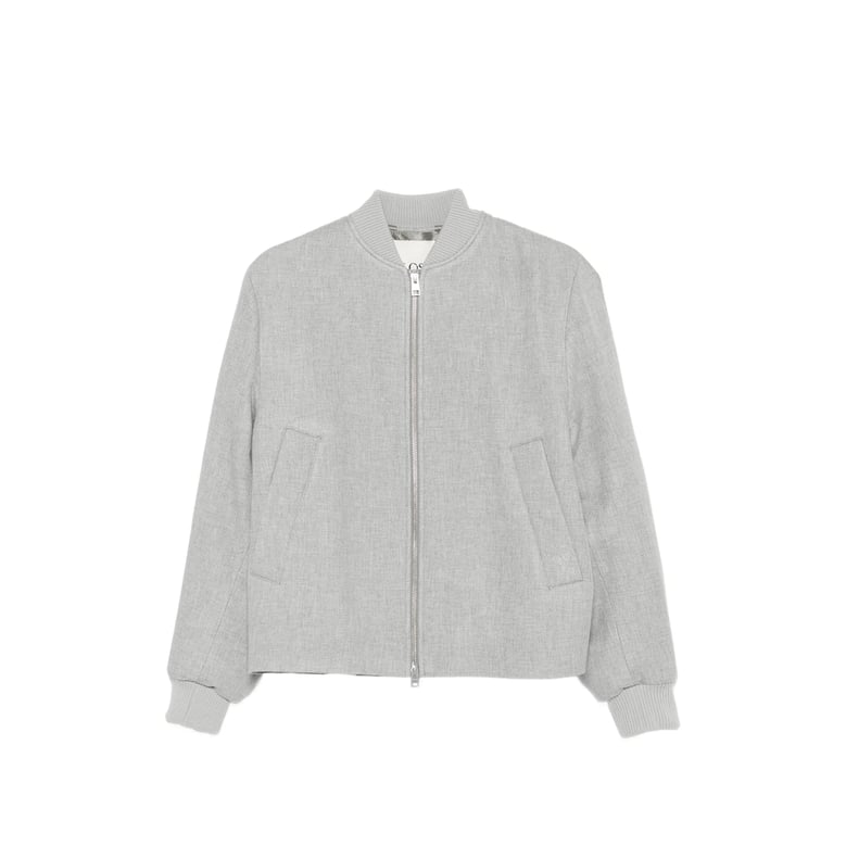bomber jacket grey by Selfnex