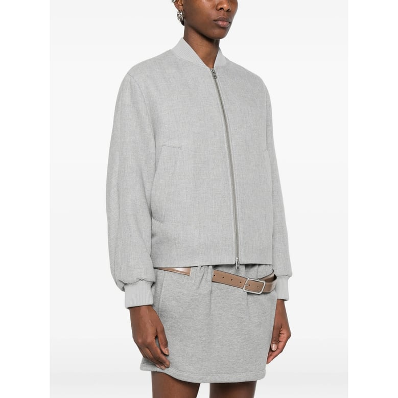 bomber jacket grey by Selfnex