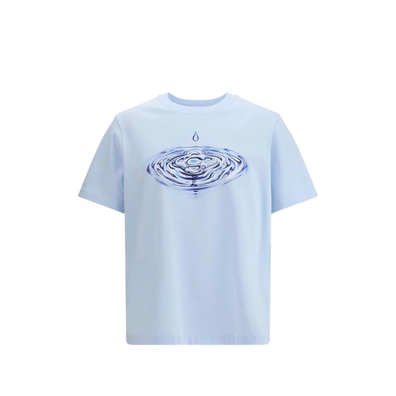 t-shirt blue graphic print by Selfnex