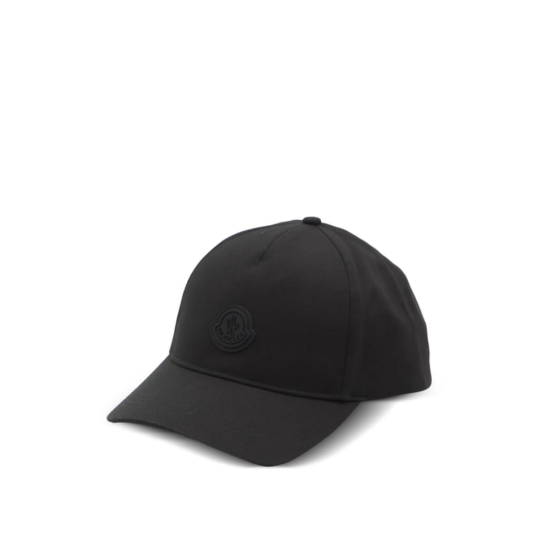 moncler black cotton cap by Selfnex