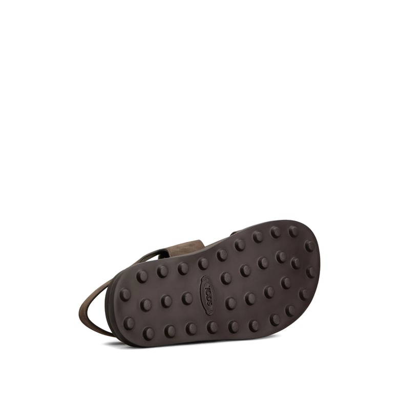 slingback strap shoes with rubber sole by Selfnex