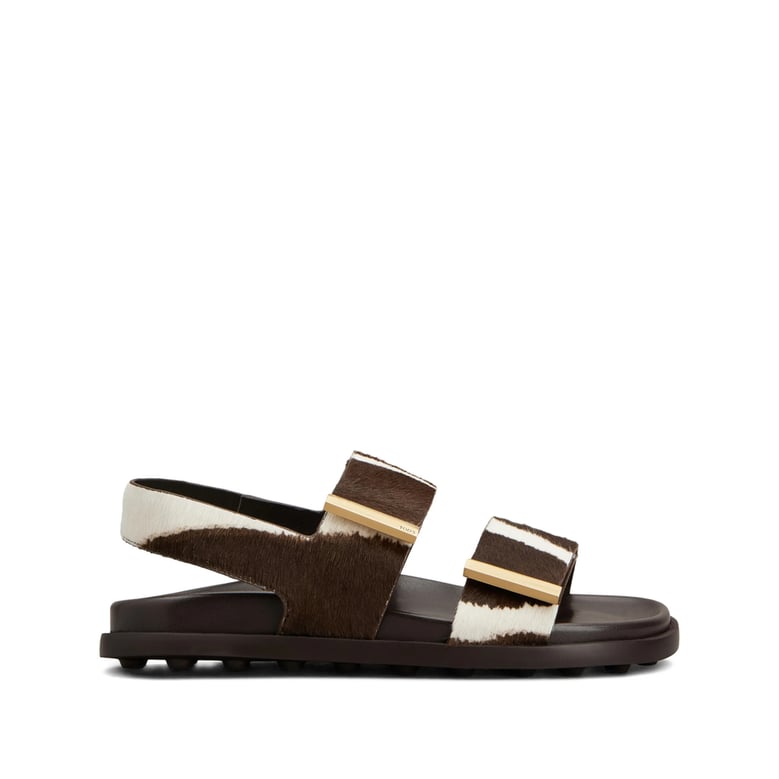 boots brown/white calfskin by Selfnex