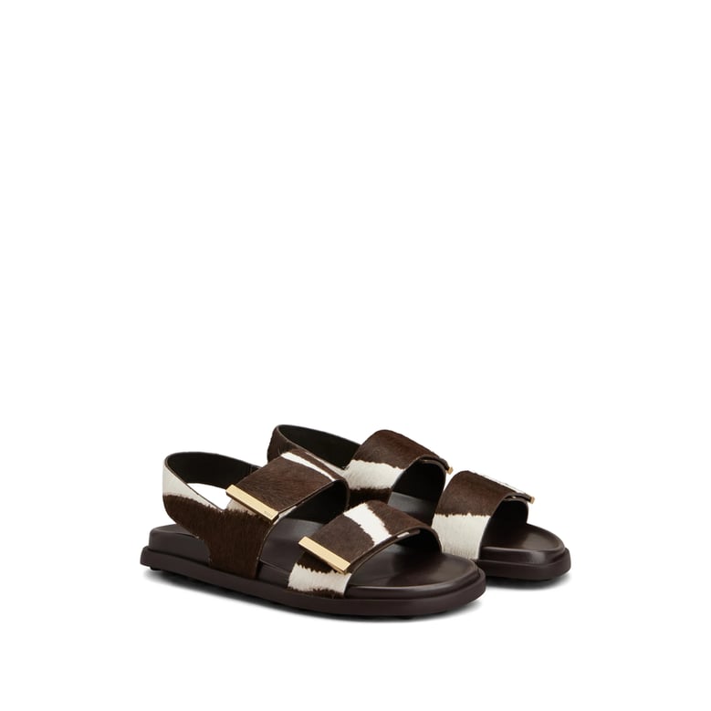 boots brown/white calfskin by Selfnex