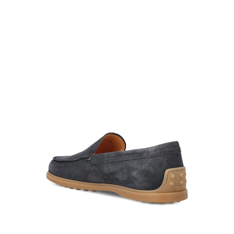 blue round toe loafers by Selfnex