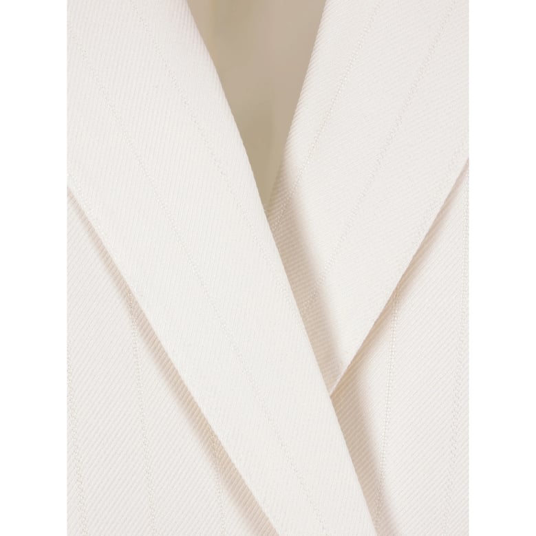 blazer double-breasted white pinstripe by Selfnex