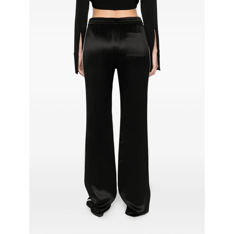 wide leg pants with elasticated waistband by Selfnex