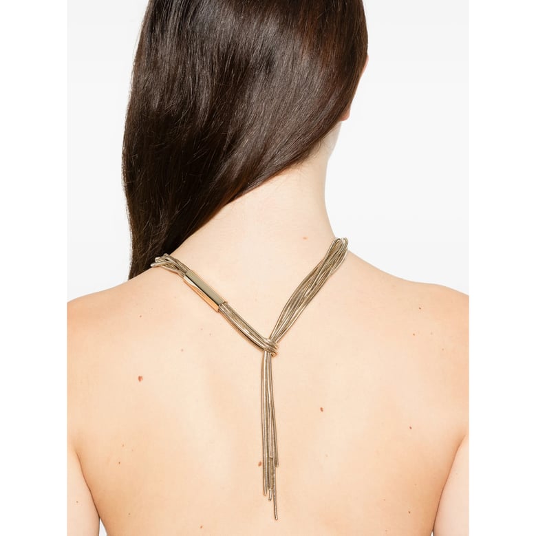 gold-tone multi-strand necklace by Selfnex