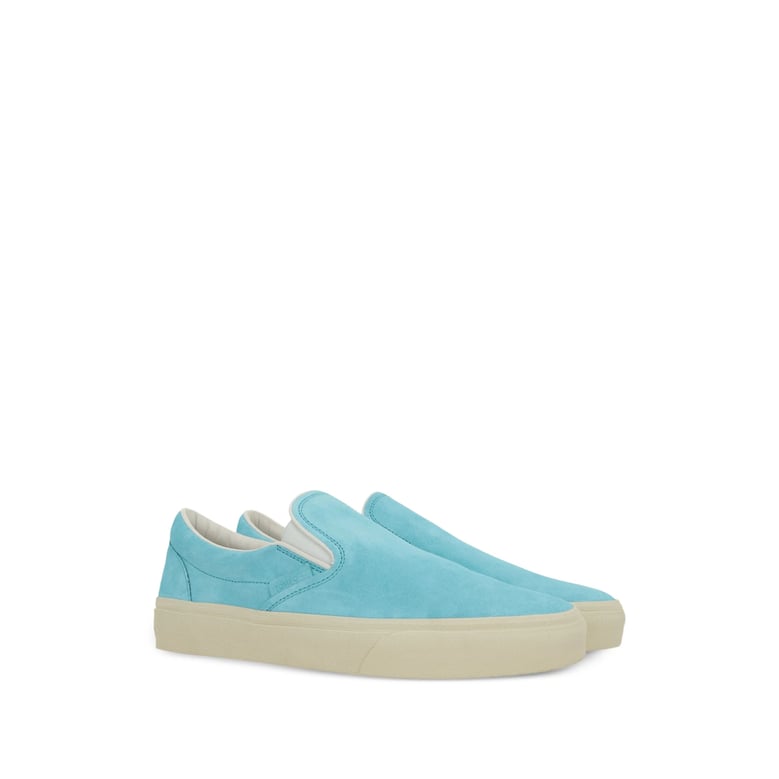 tom ford slip-on sneakers in blue leather by Selfnex