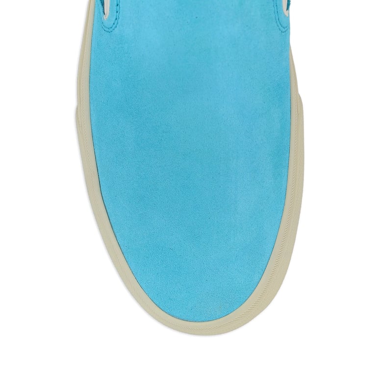 tom ford slip-on sneakers in blue leather by Selfnex