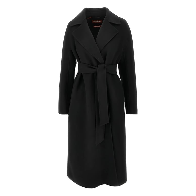 coat virgin wool black by Selfnex