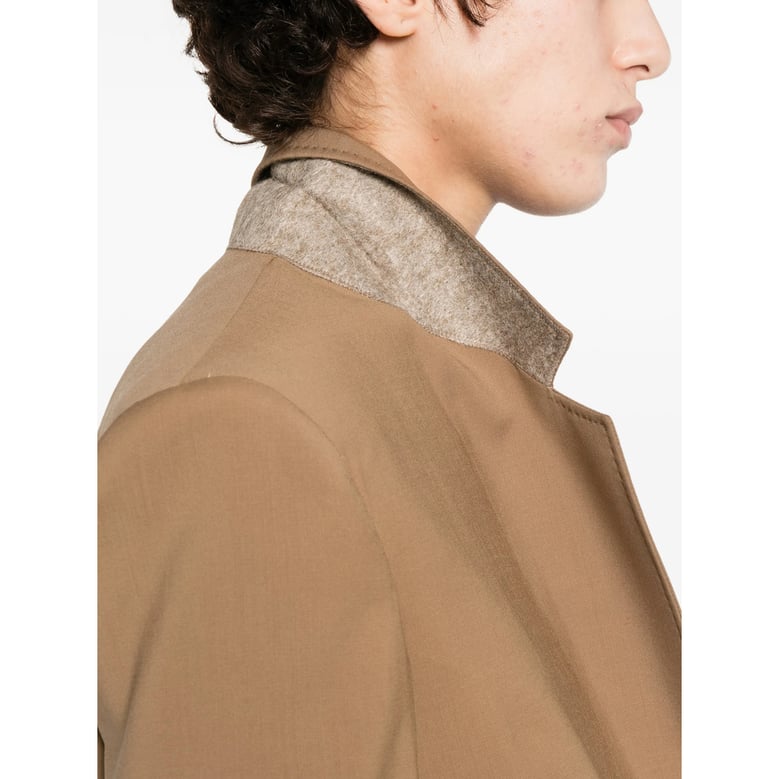 jacket virgin wool brown by Selfnex