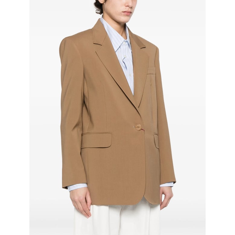 jacket virgin wool brown by Selfnex