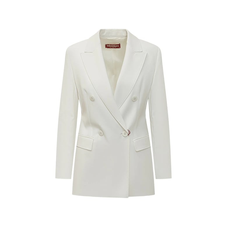 off-white double-breasted jacket by Selfnex