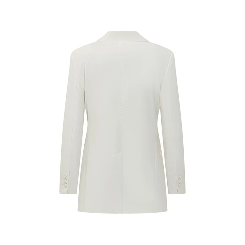 off-white double-breasted jacket by Selfnex
