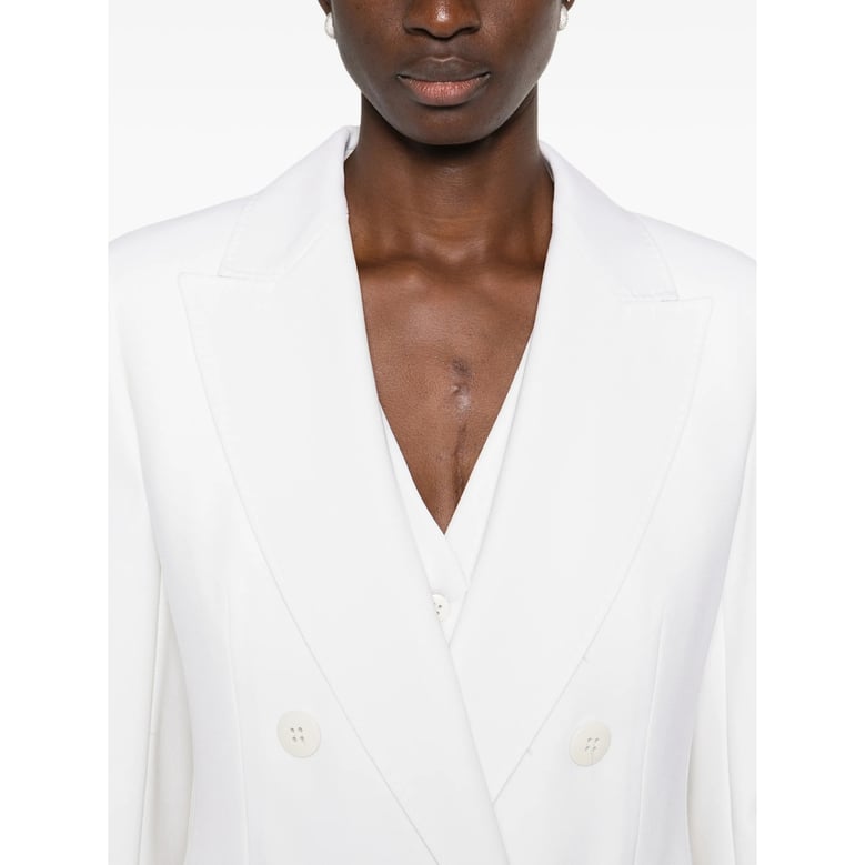 off-white double-breasted jacket by Selfnex