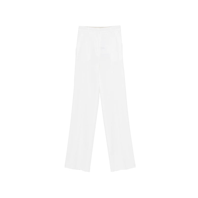 off-white tailored trousers with pockets by Selfnex