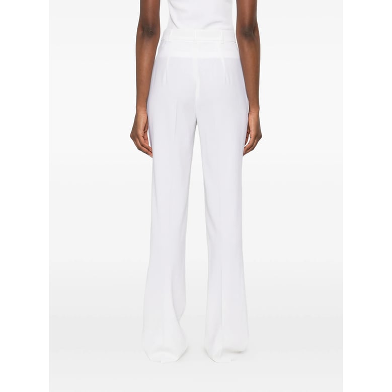 off-white tailored trousers with pockets by Selfnex