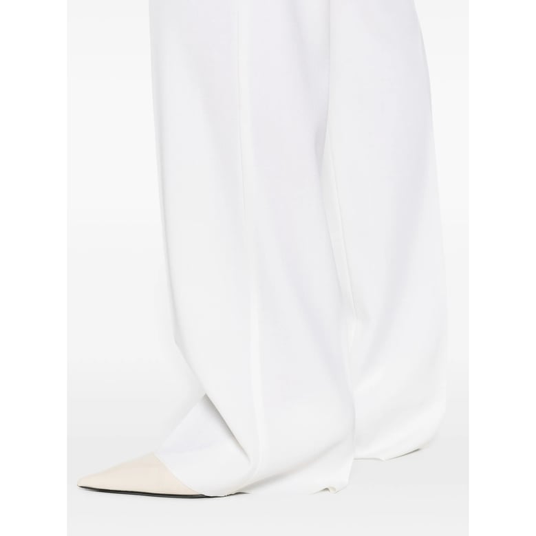 off-white tailored trousers with pockets by Selfnex