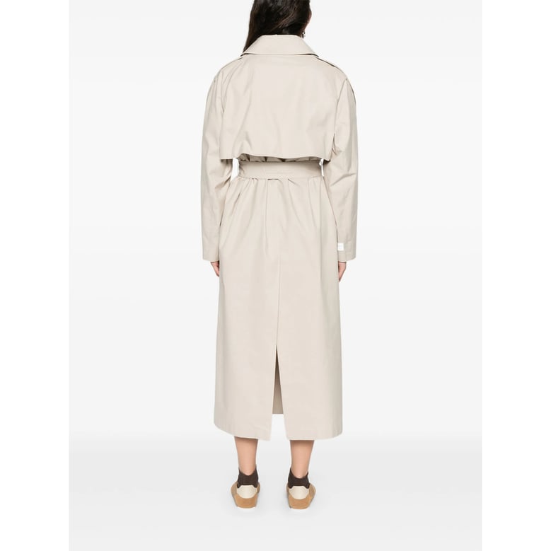 rainwear double-breasted coat with belt by Selfnex